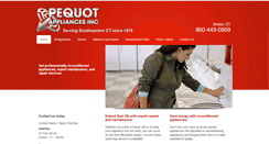 Desktop Screenshot of pequotappliances.com